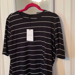 Black stripe t shirt